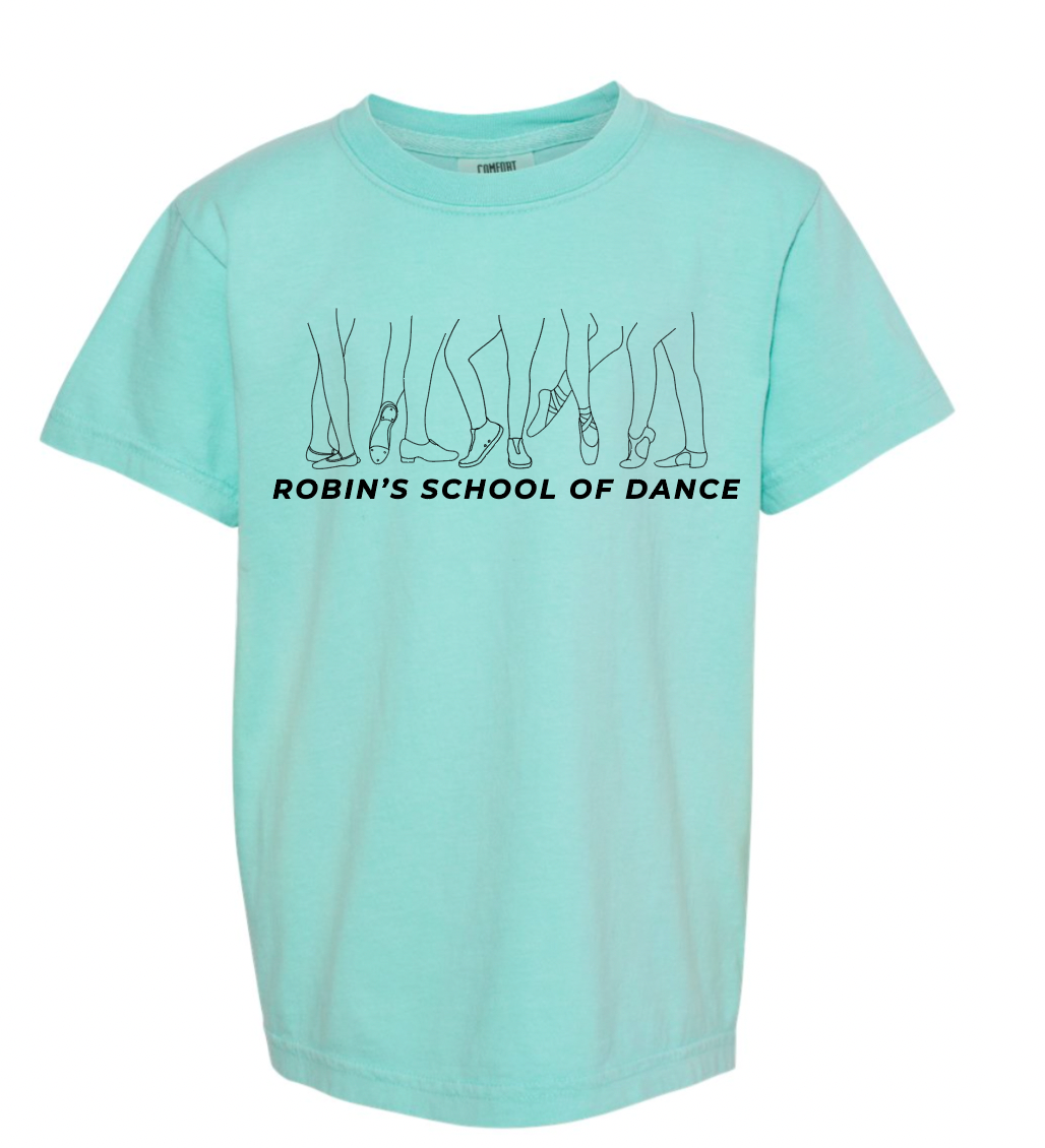 DANCE SHOES YOUTH/ADULT COMFORT COLORS T-SHIRT | RSD