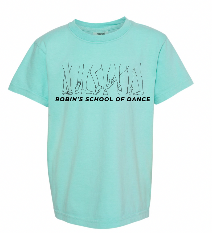 DANCE SHOES YOUTH/ADULT COMFORT COLORS T-SHIRT | RSD