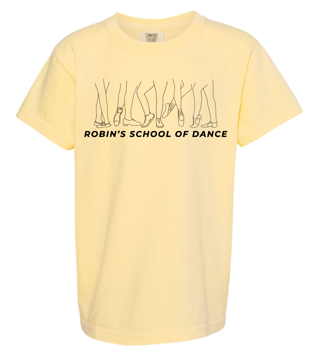 DANCE SHOES YOUTH/ADULT COMFORT COLORS T-SHIRT | RSD