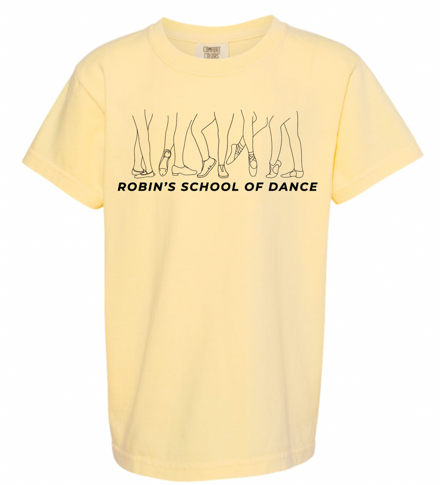 DANCE SHOES YOUTH/ADULT COMFORT COLORS T-SHIRT | RSD
