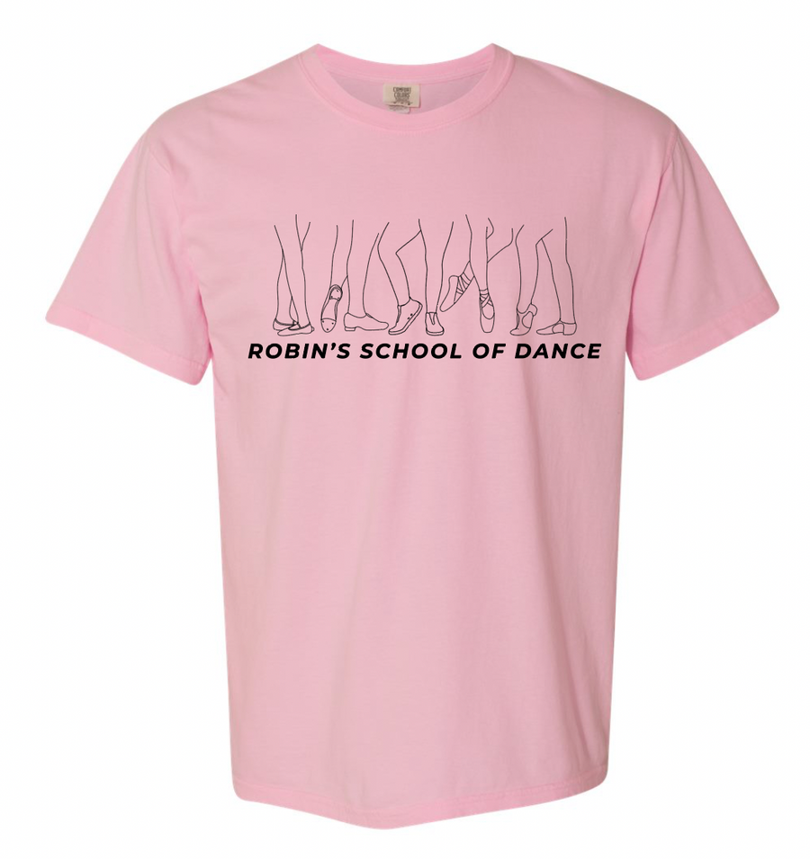 DANCE SHOES YOUTH/ADULT COMFORT COLORS T-SHIRT | RSD