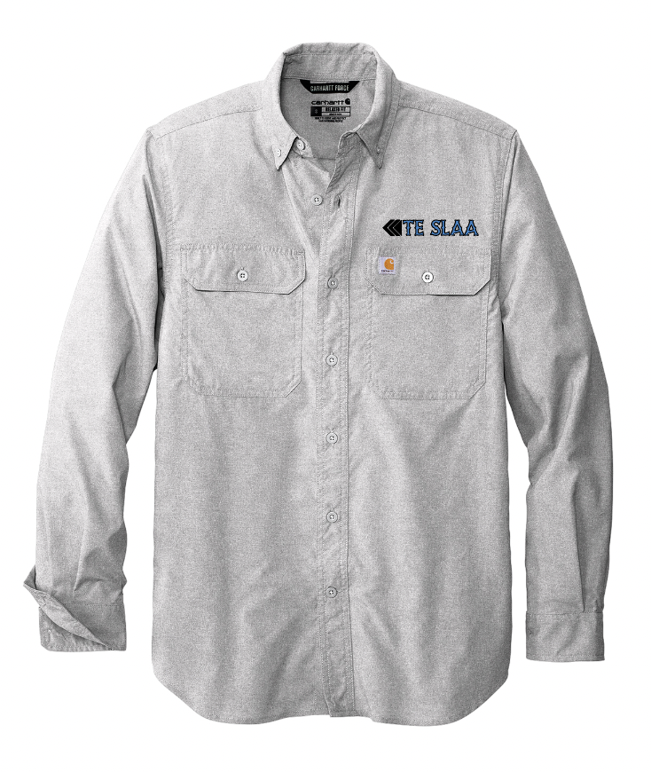 TESLAA CARHARTT FORCE BUTTON DOWN LONG SLEEVE | TESLAA