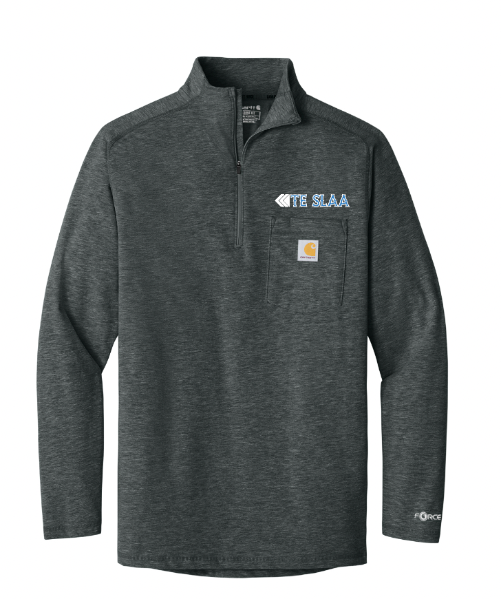 TESLAA CARHARTT FORCE 1/4-ZIP LONG SLEEVE T-SHIRT | TESLAA