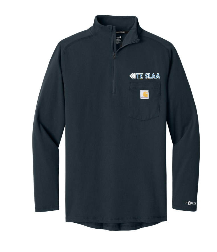 TESLAA CARHARTT FORCE 1/4-ZIP LONG SLEEVE T-SHIRT | TESLAA