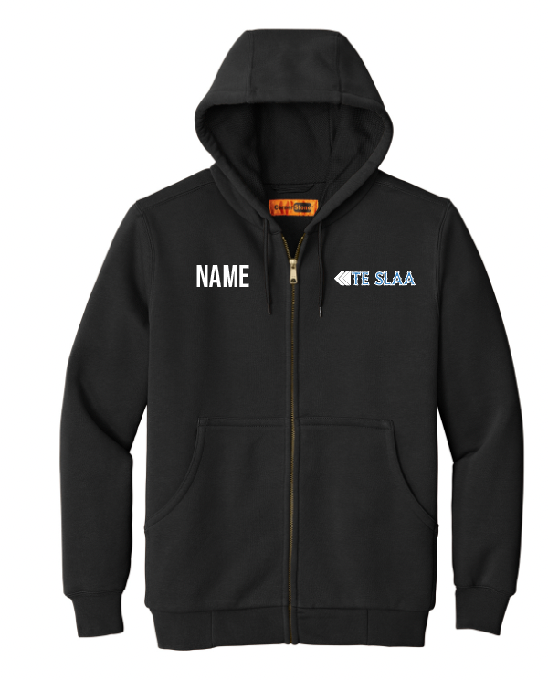 TESLAA CORNERSTONE FULL-ZIP HOODED SWEATSHIRT | TESLAA