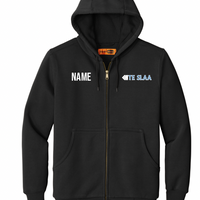 TESLAA CORNERSTONE FULL-ZIP HOODED SWEATSHIRT | TESLAA