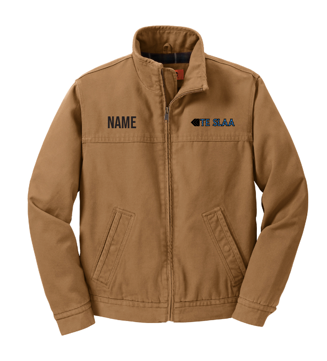 TESLAA CORNERSTONE FLANNEL-LINED WORK JACKET | TESLAA