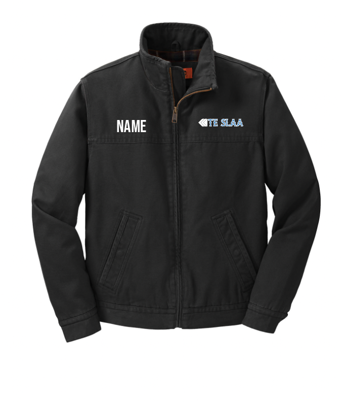 TESLAA CORNERSTONE FLANNEL-LINED WORK JACKET | TESLAA