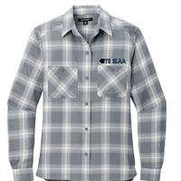 TESLAA WOMEN'S PORT AUTHORITY PLAID FLANNEL SHIRT (LADIES) | TESLAA