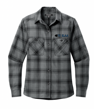 TESLAA WOMEN'S PORT AUTHORITY PLAID FLANNEL SHIRT (LADIES) | TESLAA