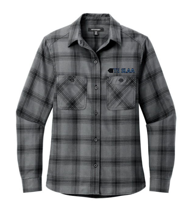 TESLAA WOMEN'S PORT AUTHORITY PLAID FLANNEL SHIRT (LADIES) | TESLAA