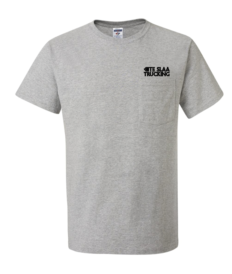 CAB OVER TRUCK JERZEES POCKET T-SHIRT | TESLAA