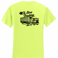 CAB OVER TRUCK JERZEES POCKET T-SHIRT | TESLAA