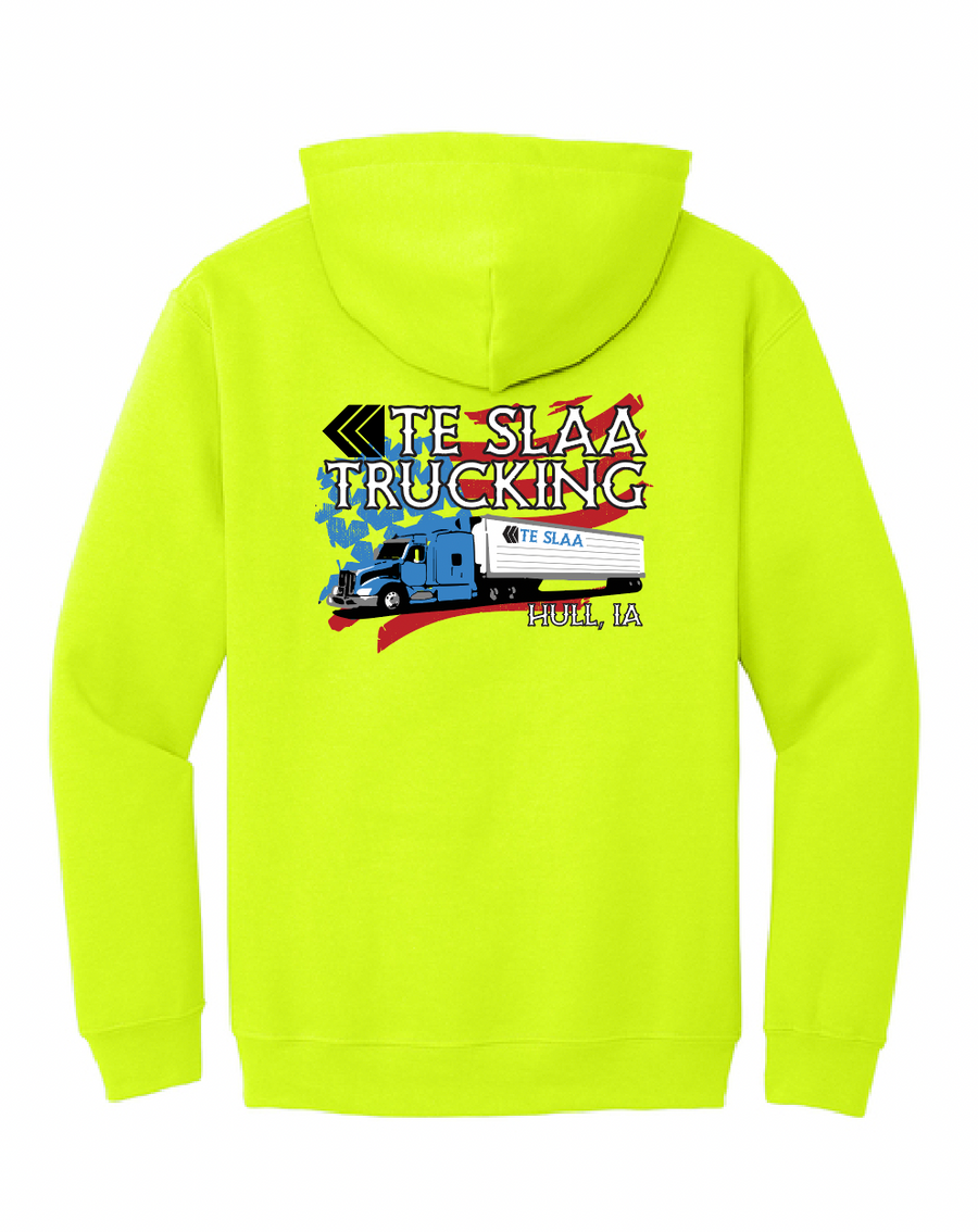 TRUCK + FLAG GILDAN HOODIE (YOUTH/ADULT) | TESLAA