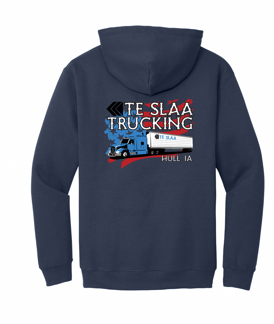 TRUCK + FLAG GILDAN HOODIE (YOUTH/ADULT) | TESLAA
