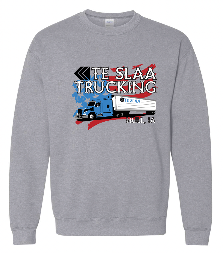 TRUCK + FLAG FLEECE CREWNECK (TODDLER) | TESLAA