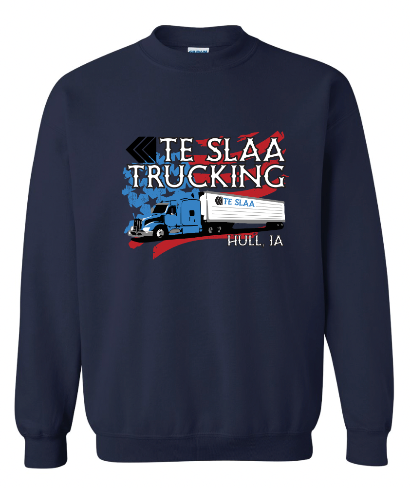 TRUCK + FLAG FLEECE CREWNECK (TODDLER) | TESLAA