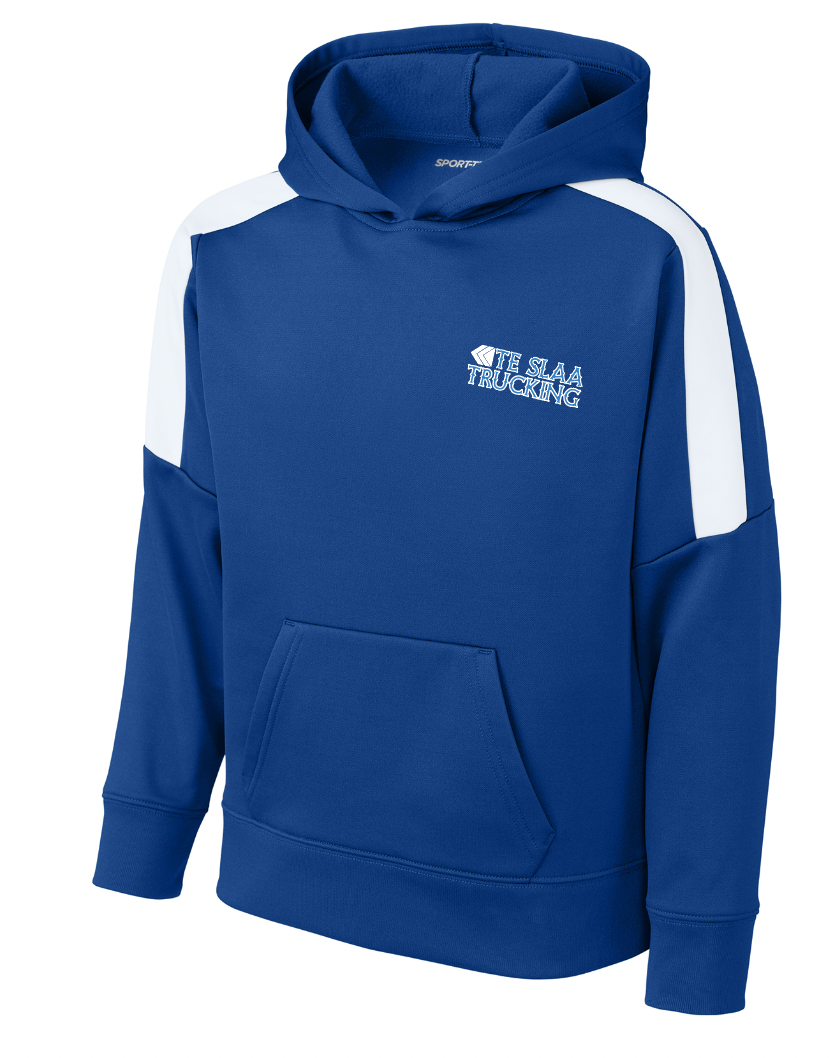 TRUCK + FLAG SPORT-TEK HOODIE (YOUTH) | TESLAA