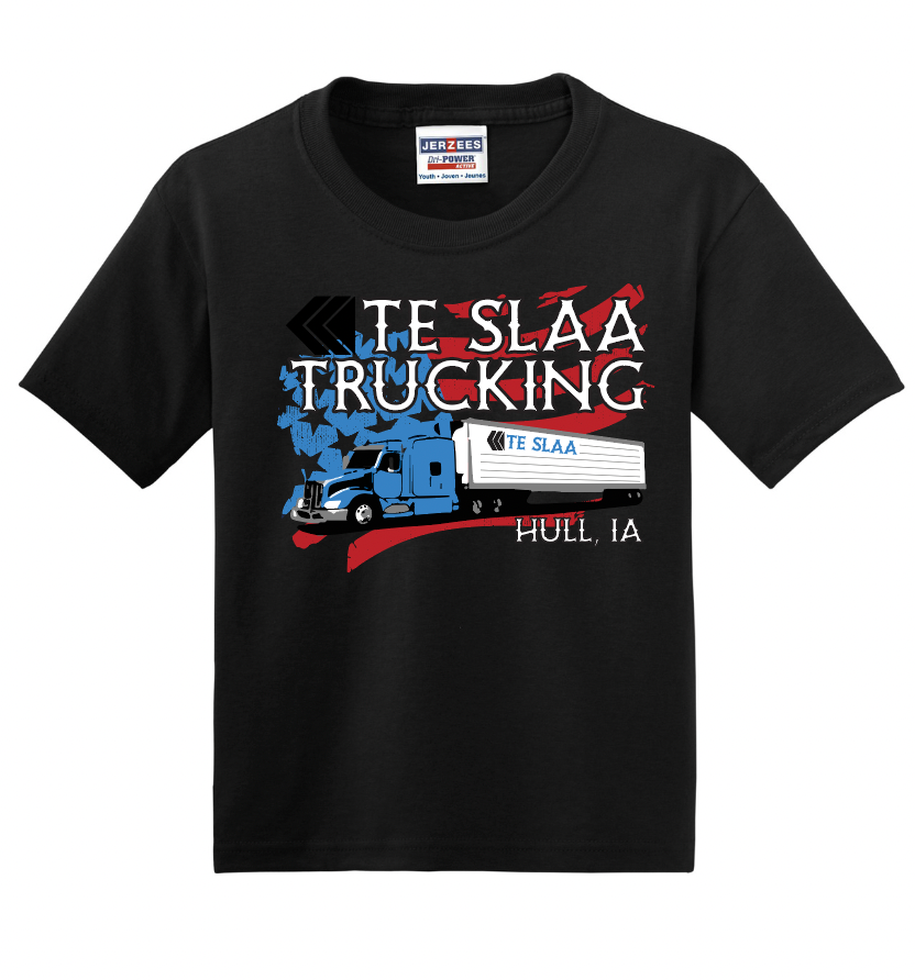 TRUCK + FLAG SHORT SLEEVE (TODDLER) | TESLAA