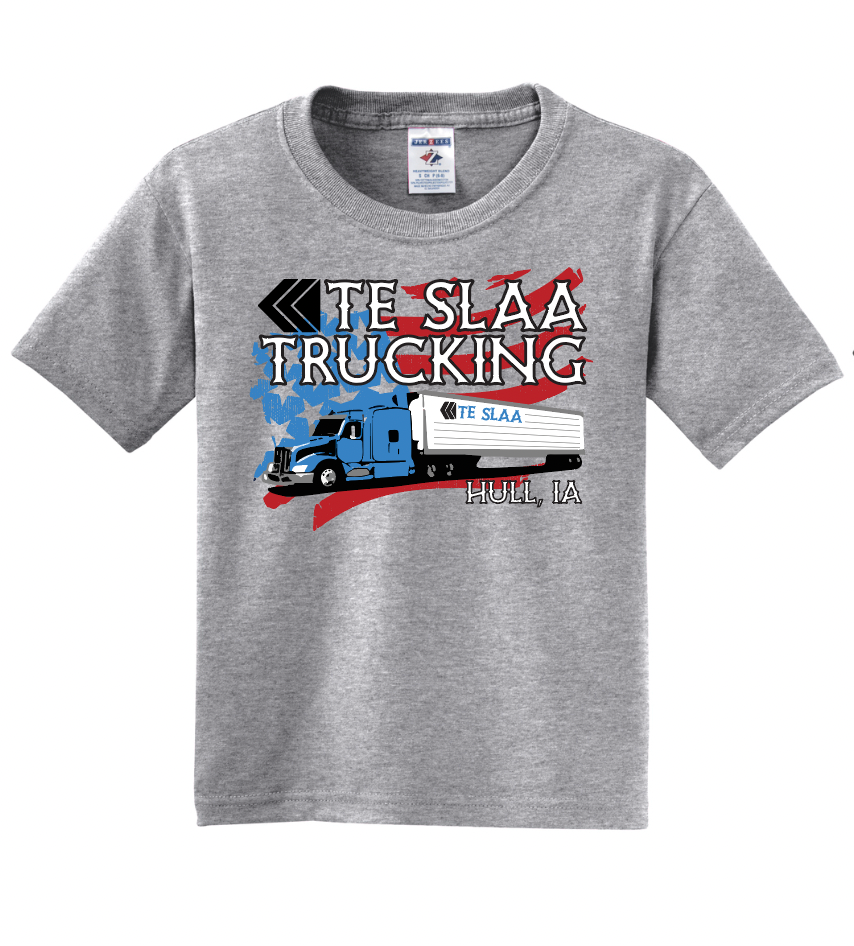 TRUCK + FLAG SHORT SLEEVE (TODDLER) | TESLAA