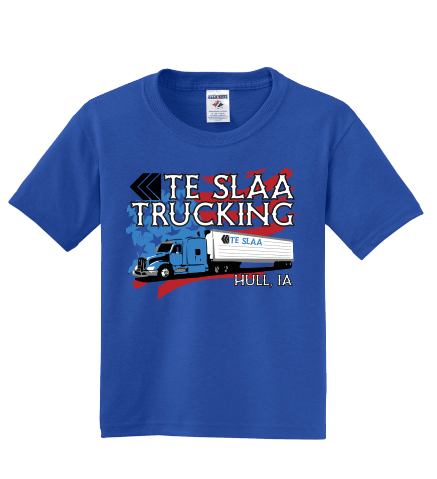 TRUCK + FLAG SHORT SLEEVE (TODDLER) | TESLAA