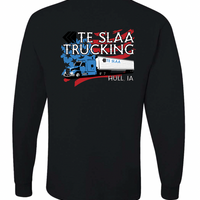TRUCK + FLAG JERZEES LONG SLEEVE (YOUTH/ADULT) | TESLAA
