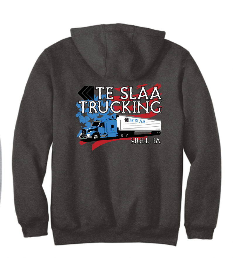 TRUCK + FLAG CARHARTT MIDWEIGHT HOODIE | TESLAA