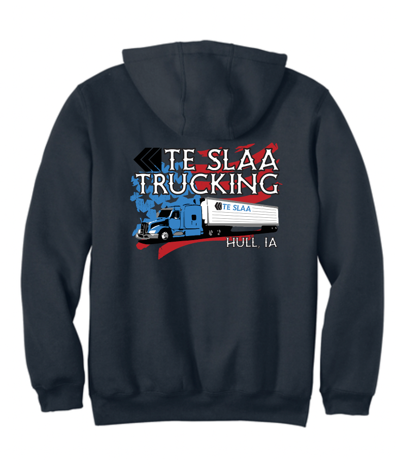 TRUCK + FLAG CARHARTT MIDWEIGHT HOODIE | TESLAA
