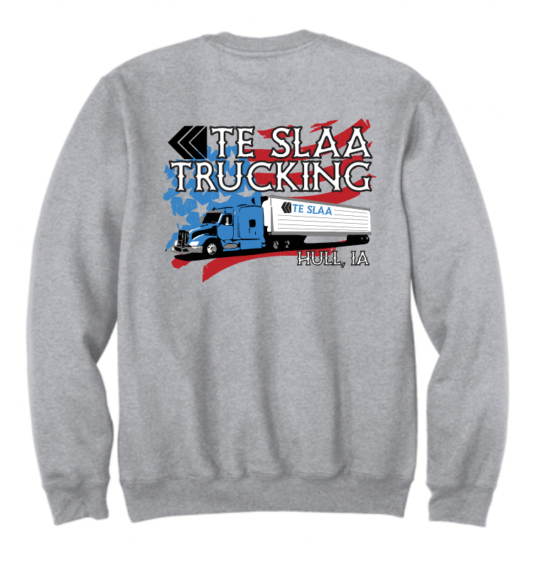 TRUCK + FLAG CARHARTT MIDWEIGHT CREWNECK | TESLAA