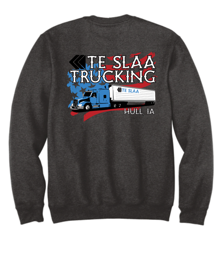 TRUCK + FLAG CARHARTT MIDWEIGHT CREWNECK | TESLAA