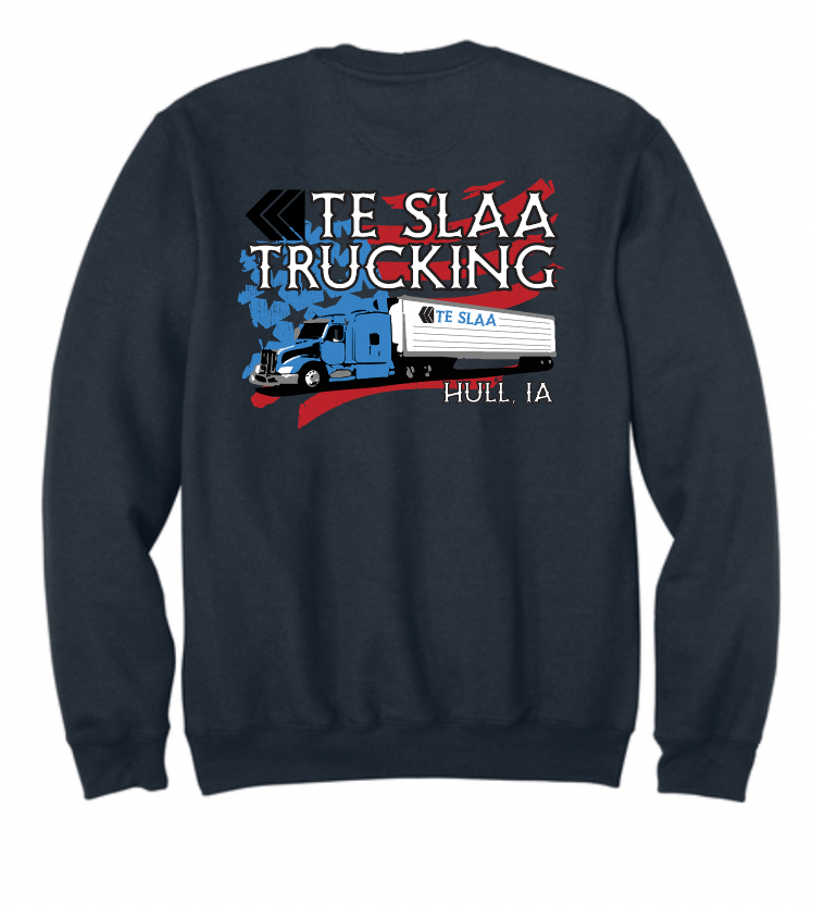 TRUCK + FLAG CARHARTT MIDWEIGHT CREWNECK | TESLAA