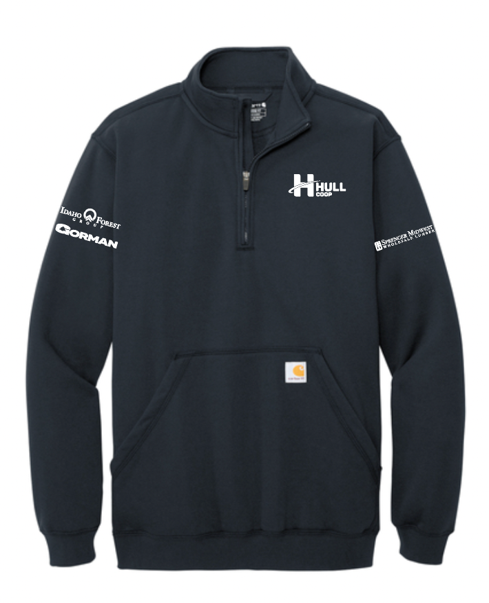HULL COOP CARHARTT MIDWEIGHT 1/4 ZIP MOCK NECK | COOP
