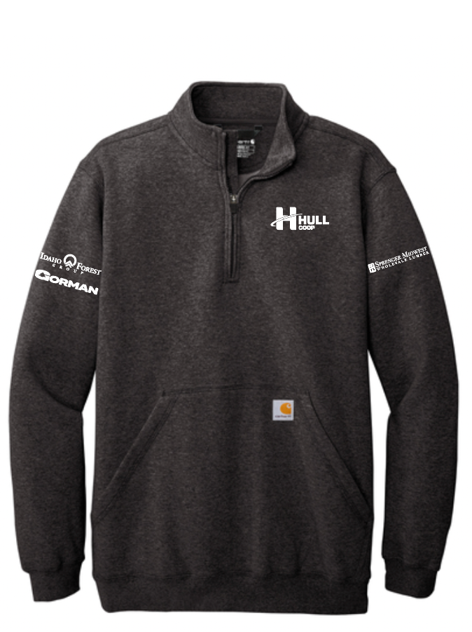 HULL COOP CARHARTT MIDWEIGHT 1/4 ZIP MOCK NECK | COOP