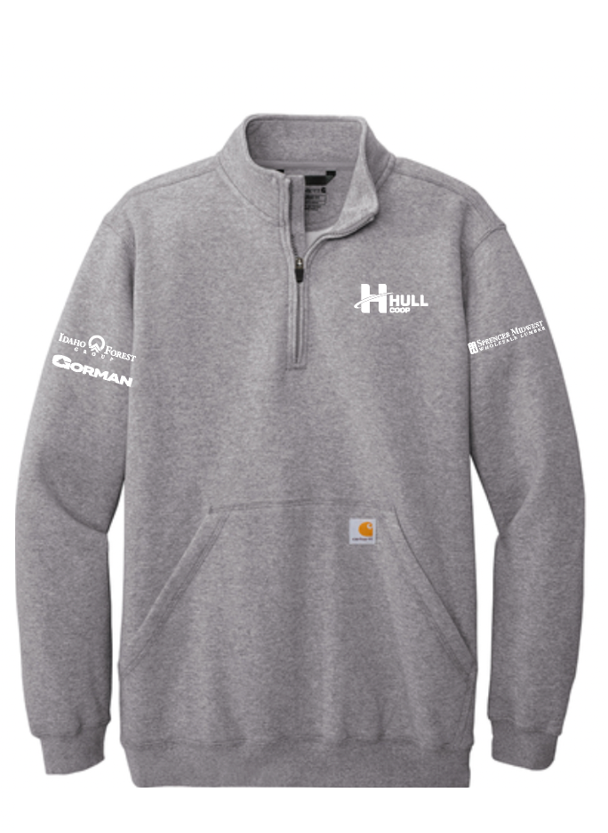 HULL COOP CARHARTT MIDWEIGHT 1/4 ZIP MOCK NECK | COOP