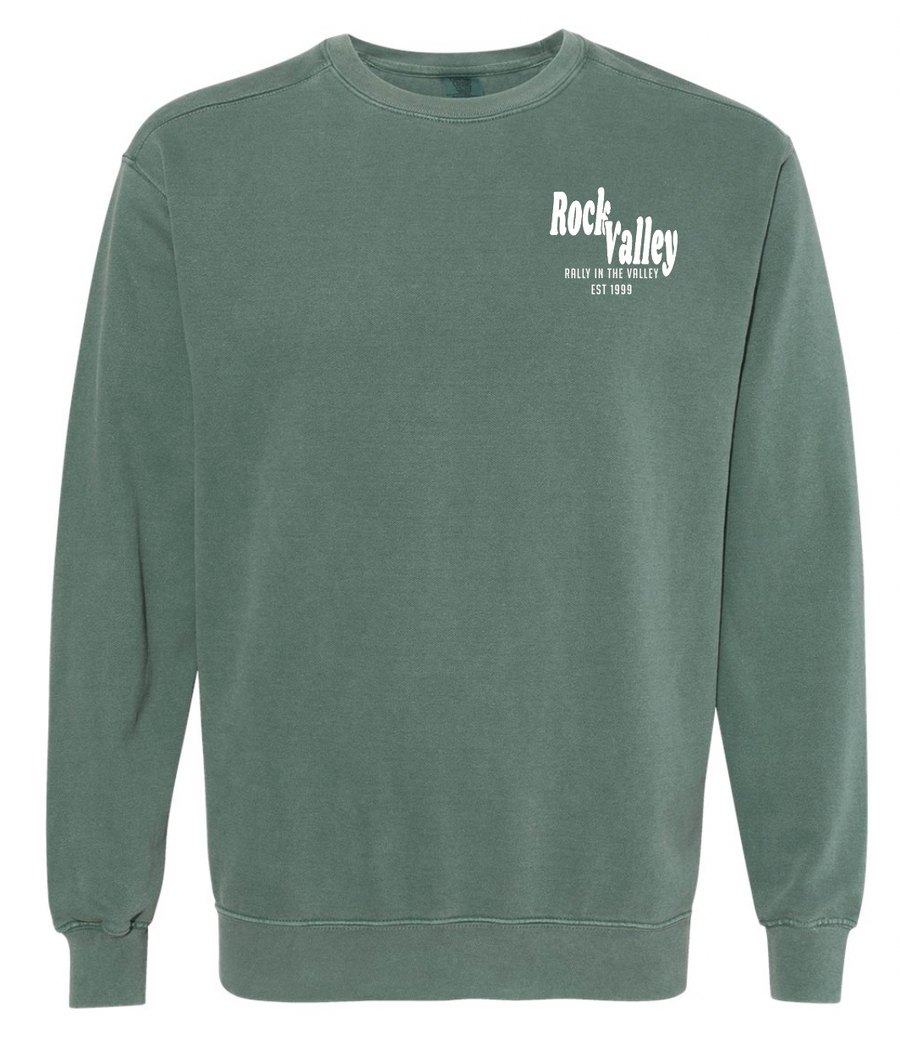 Rock Valley Left Chest COMFORT COLORS Crewneck (ADULT)