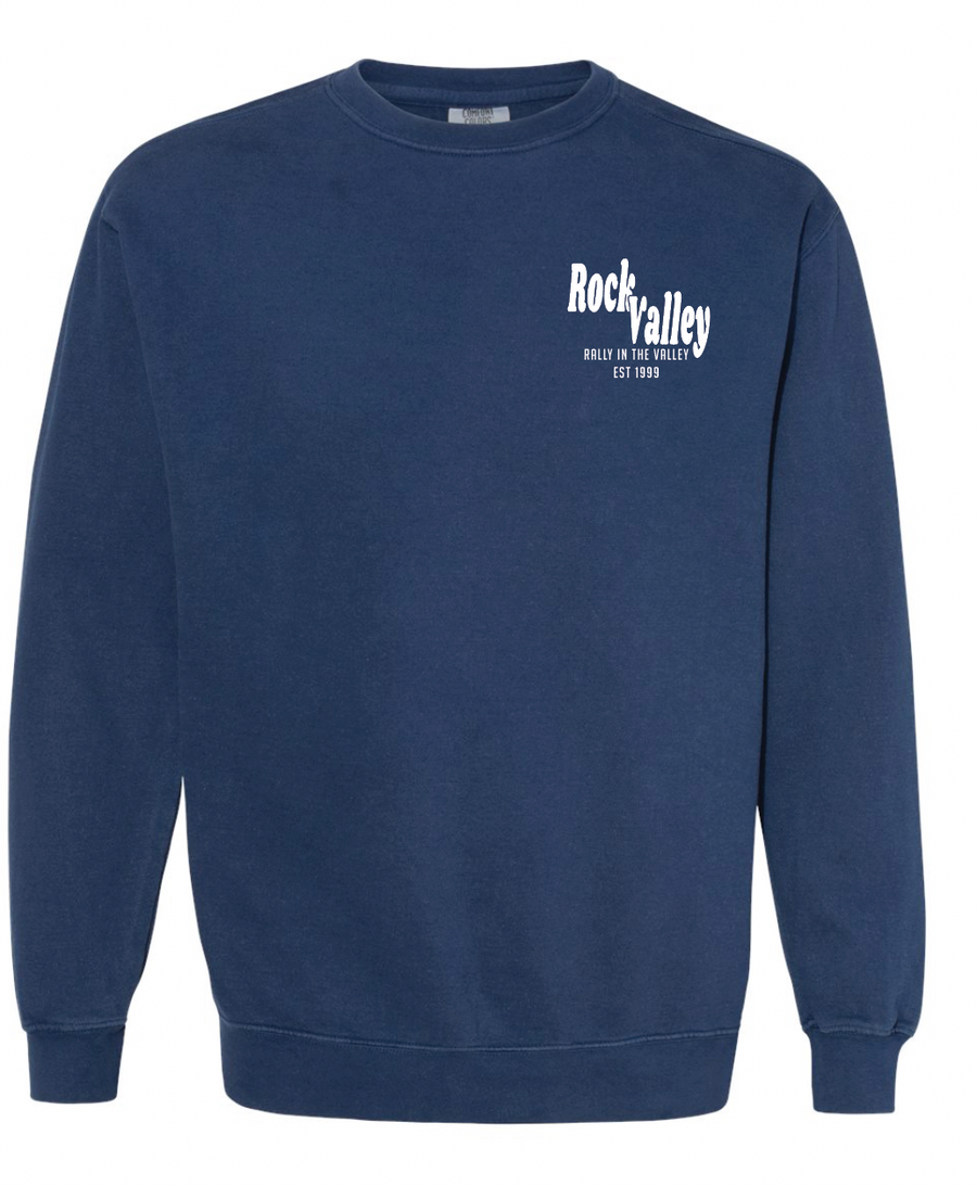 Rock Valley Left Chest COMFORT COLORS Crewneck (ADULT)