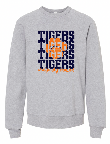 TIGERS BELLA+CANVAS Crewneck (YOUTH) | OCCSFALL