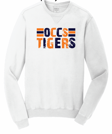 OCCS TIGERS PORT & CO Beach Wash Crewneck | OCCSFALL