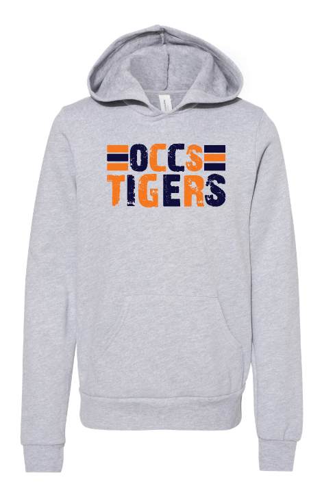 OCCS TIGERS BELLA+CANVAS Fleece Hoodie (YOUTH) | OCCSFALL