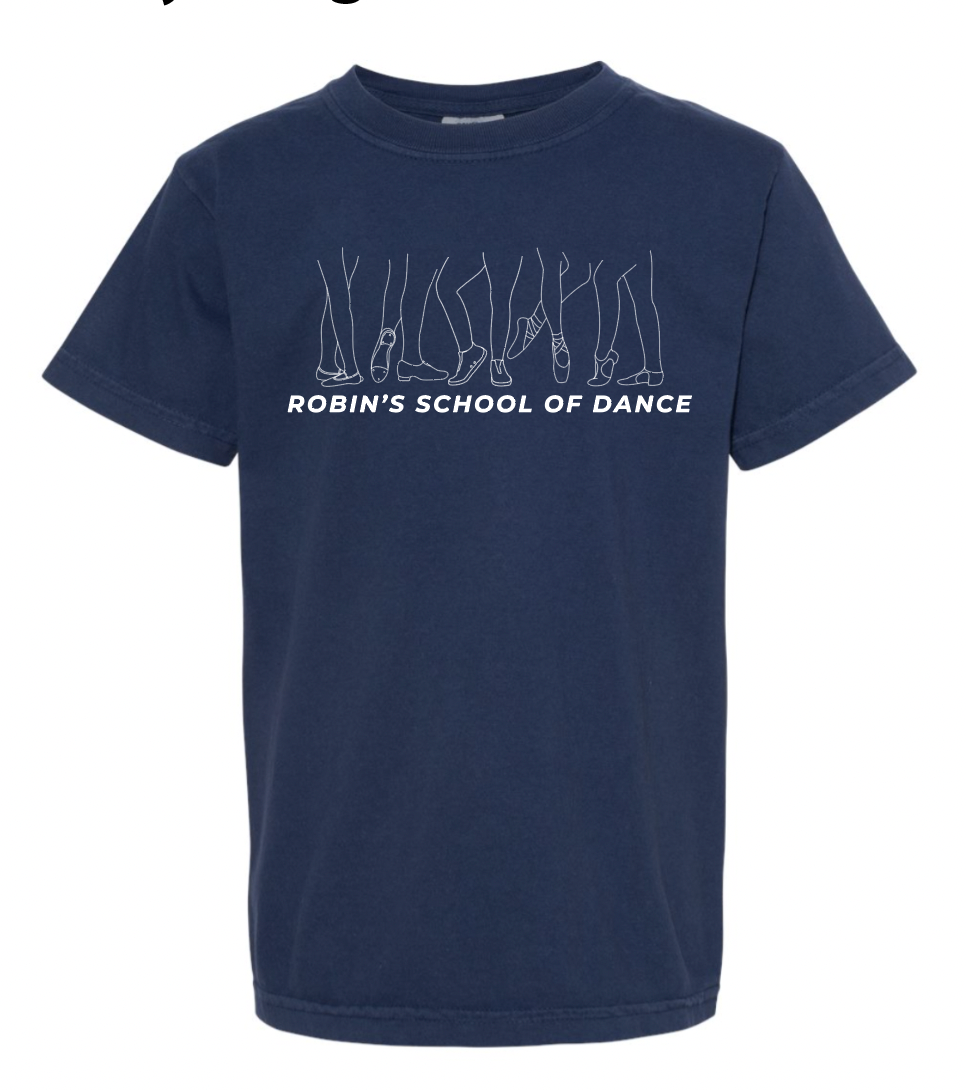 DANCE SHOES YOUTH/ADULT COMFORT COLORS T-SHIRT | RSD