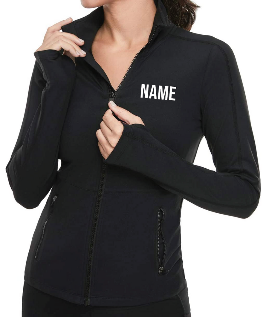 Women's Full Zip Running Track Jacket | WCDANCE24