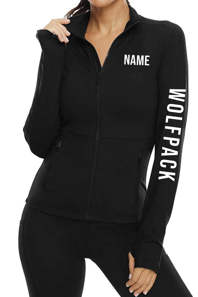 Women's Full Zip Running Track Jacket | WCDANCE24