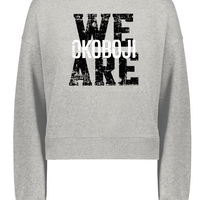 We Are Okoboji Ladies Slouchy Crop Sweatshirt | O23