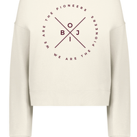 BOJI Ladies Slouchy Crop Sweatshirt | O23