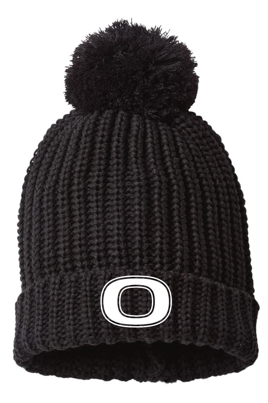 O Richardson Chunky Cable & Pom Beanie | O23