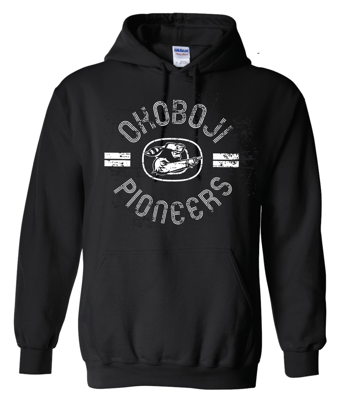 Okoboji Pioneers Gildan Hooded Sweatshirt (Youth & Adult) | O23