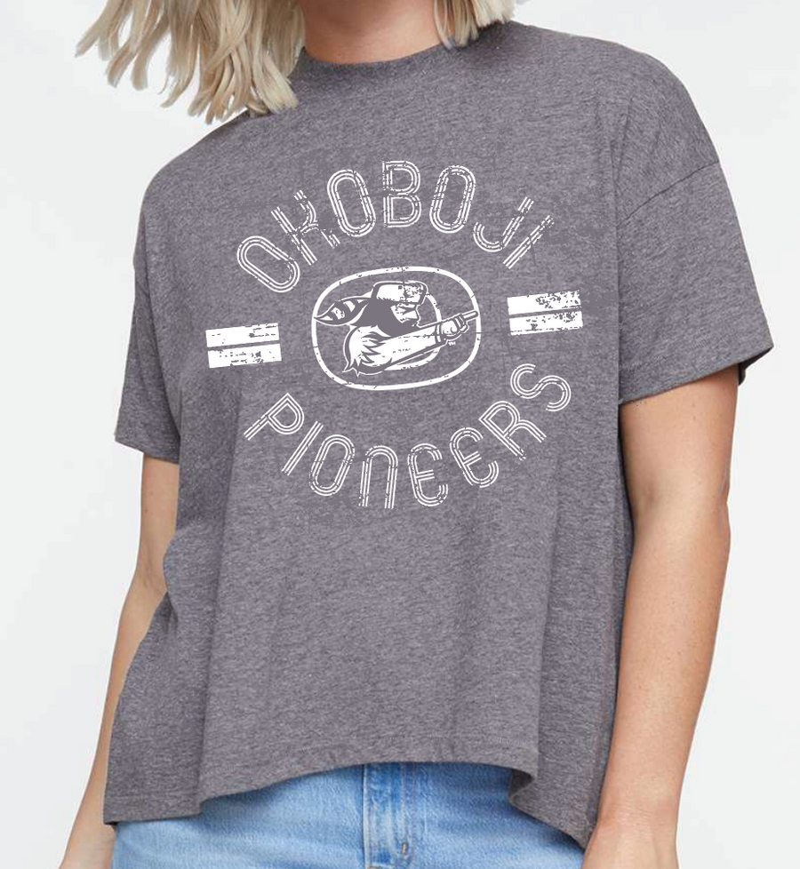 Okoboji Pioneers LAT Women's Hi-Lo Tee | O23