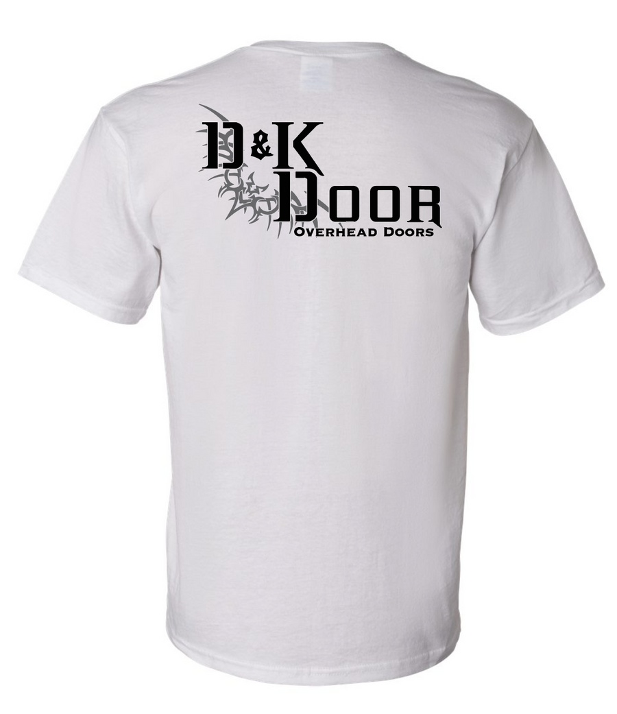 D&K DOOR Gildan POCKET Short Sleeve (Royal, Sport Grey, White)