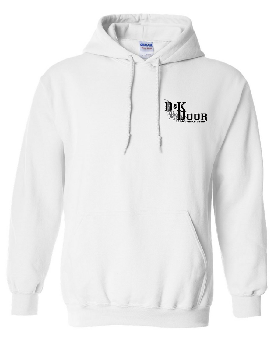 D&K DOOR Gildan Hooded Sweatshirt (Royal, Sport Grey, White)