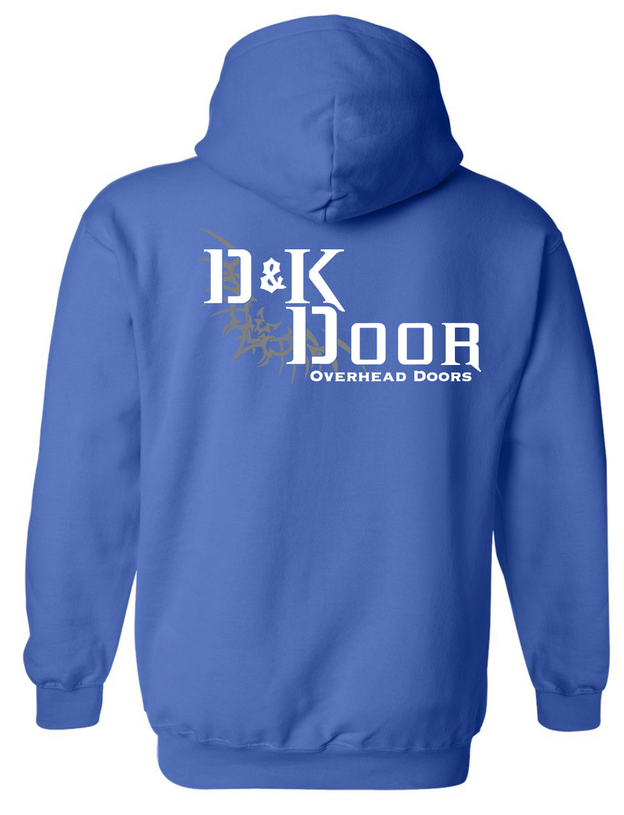 D&K DOOR GILDAN HOODED SWEATSHIRT | D&K